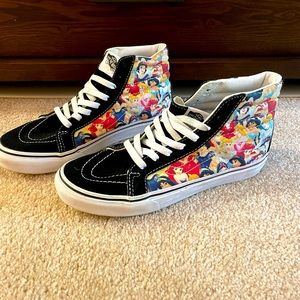 Disney Vans Princess pattern…size 7.5 womens